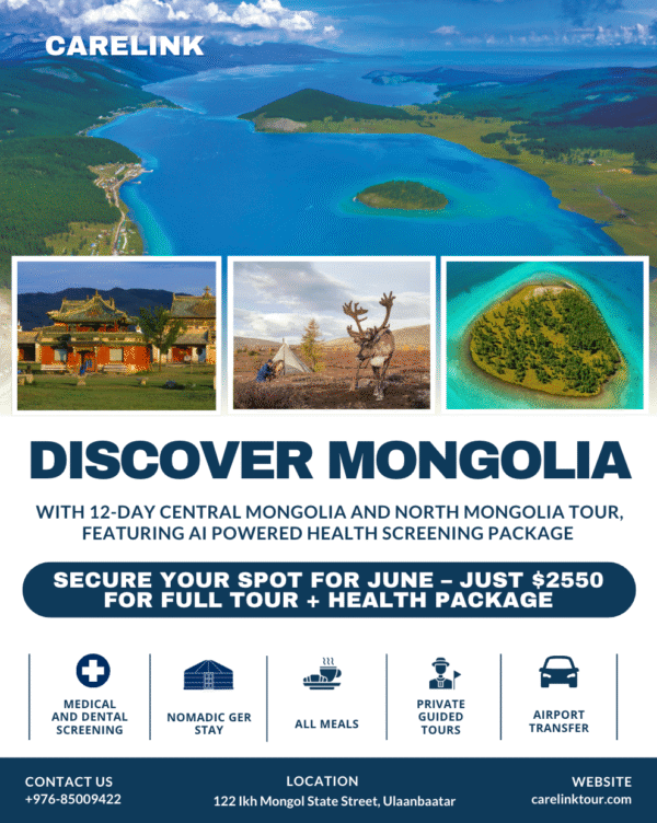Wellness Journey: Northern & Central Mongolia (12 Days)